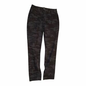 GAP Gray Black Camo Stretch Pants Slim Fit Cotton Blend Size 4 Women’s